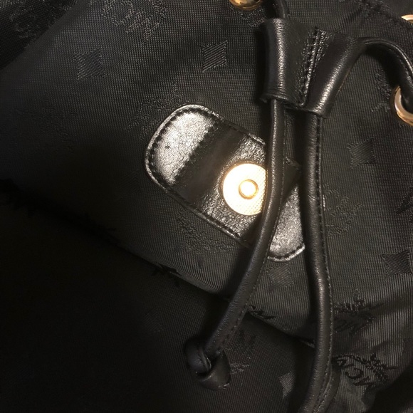 MCM Jacquard Monogram Drawstring Nylon Backpack main image 5
